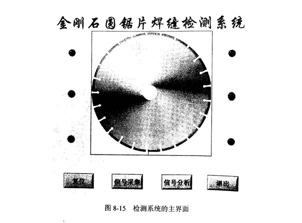 金剛石切割片的焊縫檢測系統軟件設計